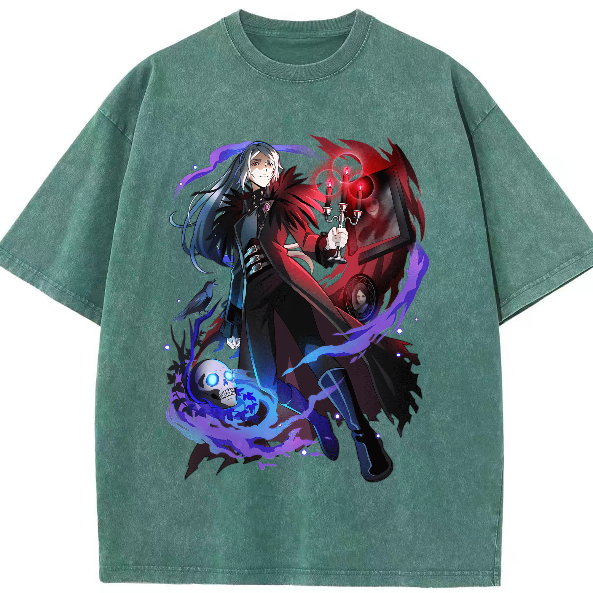 （画像用） 文豪ストレイドッグス Bungo Stray Dogs 綿100% ヴィンテージ風 半袖Tシャツ（フロントプリント）